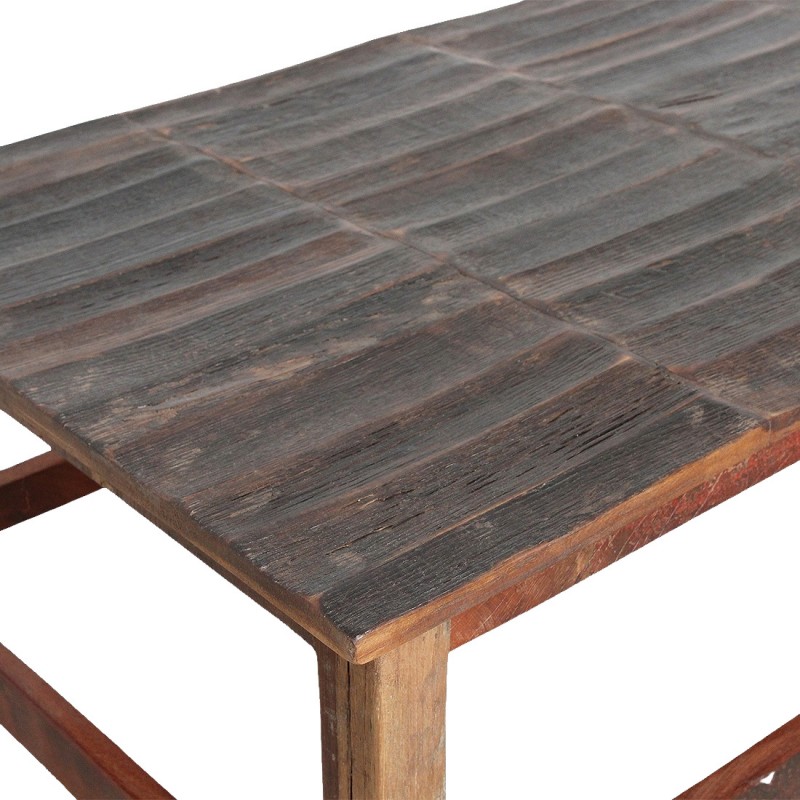 CAFE TABLE RECYCLED WOOD BARREL 120 - CAFE, SIDE TABLES